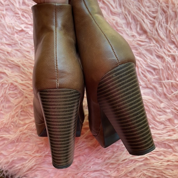 Mossimo Supply Co. Brown Booties - Picture 3 of 8